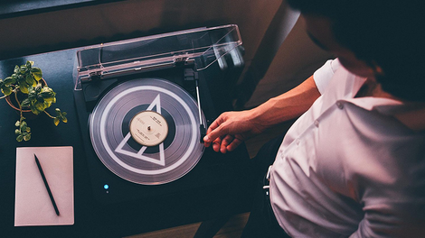 Audio Technica Fully Automatic Bluetooth Wireless Belt-Drive Stereo Turntable | $120 | Amazon
